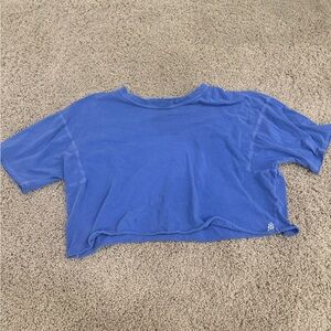 Free people Inspire top in electric colbalt Oversized fit